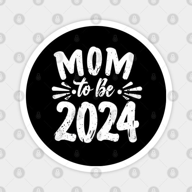 Mom to be 2024, pregnancy announcement Magnet by Funny sayings